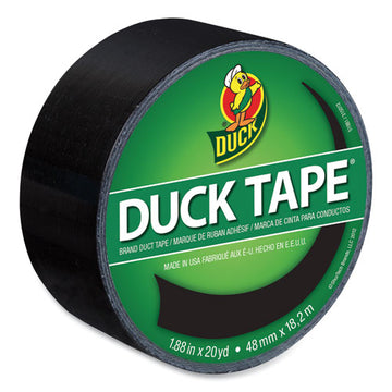 Duck® Colored Duct Tape, 3" Core, 1.88" X 20 Yds, Black freeshipping - TVN Wholesale